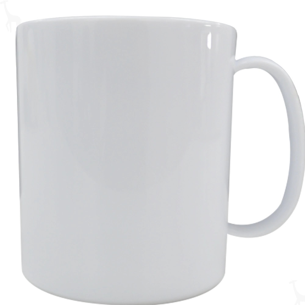 Caneca Polímero Branca 325ml para Sublimação-CANPOLBR325ML