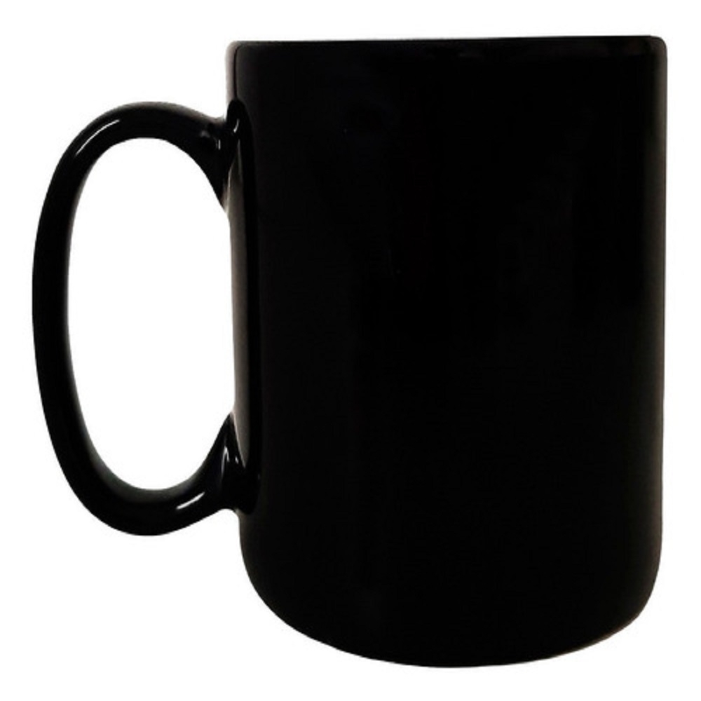 Caneca preta cerâmica 300 ml-CAN-PRE