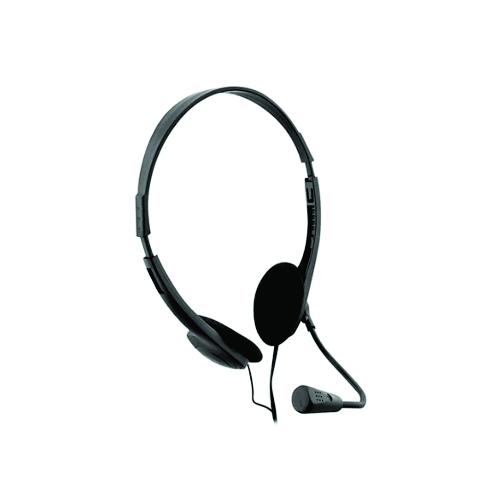 Headset com fio P2 Office 10 preto-229481