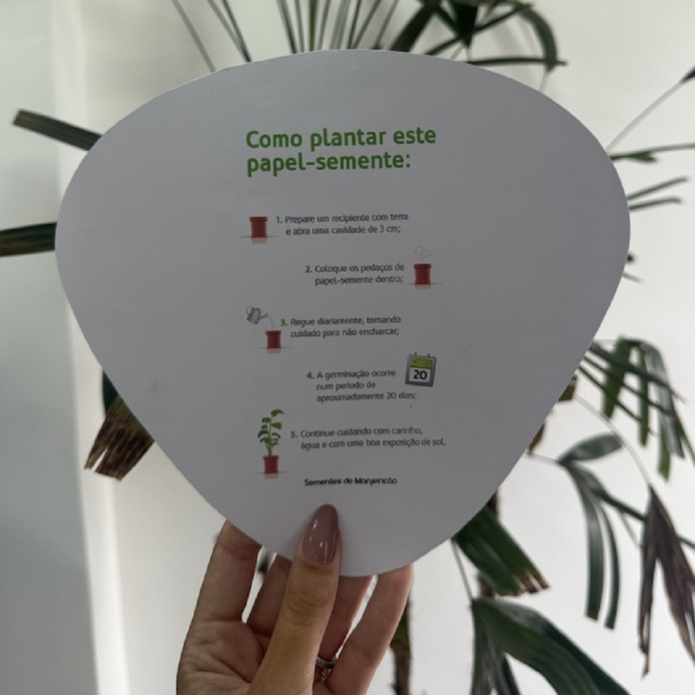 Leque tipo ventarola ecológica-VNTE 001